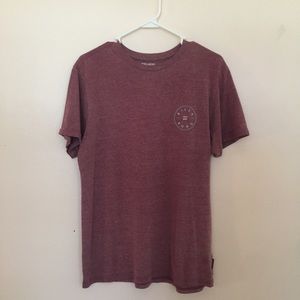 Men’s Red Heathered Billabong Short Sleeve Shirt